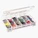 Large Clear Storage Case by AkroMil's (2 Fixed Dividers)