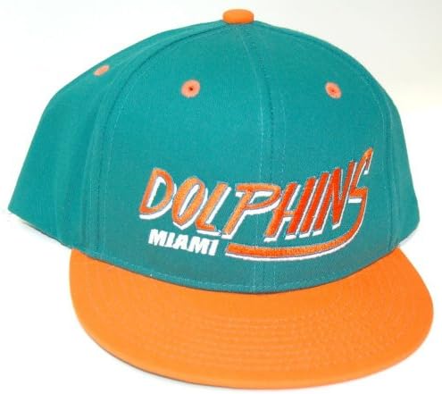 Vintage Miami Dolphins Flatbill Snapback Cap Hat