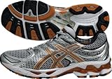 アシックス ランニングシューズ GEL-KAYANO 16（ゲルカヤノ16） TJG840 シルバー/メタルオレンジ【10年7月】