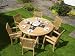 The Vermont Grade A Teak Garden Furniture Set