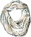 D&Y Women's Watercolor Floral Loop Scarf