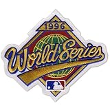 2 Patch Pack - 1996 World Series MLB Baseball Official Jersey Sleeve Patches - Yankees over Braves