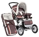 bebidoo 702824 - Kombi Sunny Star inklusive Soft-Tragetasche, chocolate