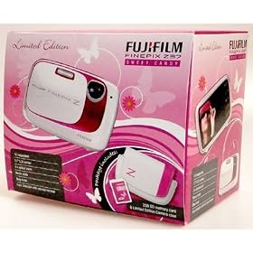 Fuji Finepix Z37 Sweet Candy Digital Camera Bundle - 10MP 3x Optical Zoom 2.5" LCD with matching case and 2GB SD Card