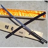Bishamon Fully Functional Forged #60 High Carbon Steel Katana Sword, Same (RaySkin) Handle... by DK Online