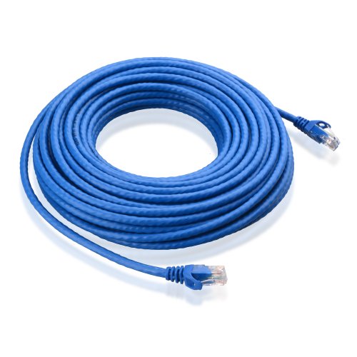 Cable Matters Cat6 Snagless Ethernet Patch Cable in Blue 50 Feet