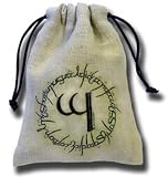 Q-Workshop: Elven Dice Bag in Linen (Elvish)