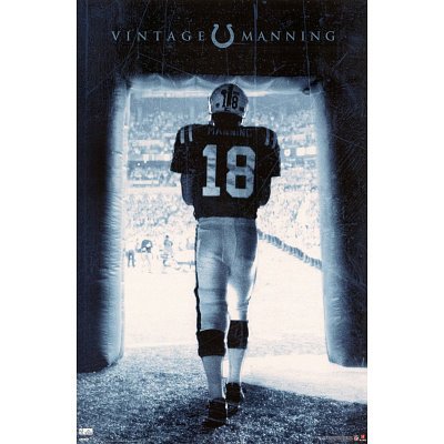 Peyton Manning Wall Poster Poster Print, 22x34 Poster Print, 22x34