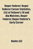 Roger Federer: Roger Federer Career Statistics, List of Federer's Itf and Atp Matches, Roger Federer, Roger Federer's Early Career-