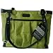 Pacific Design PD0957 Kailo Chic Pleated Tote Green Hexagon