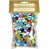 Authentic Glass Mosaic Tiles - Assorted Colors - 3/8"