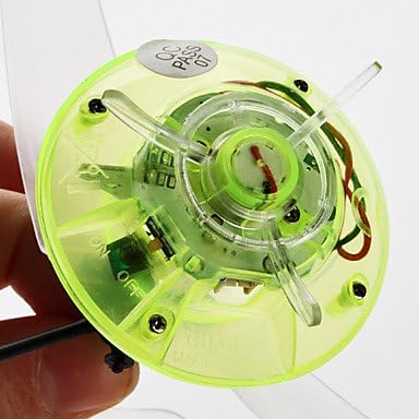 2-channel Remote Control Mini Flying UFO Green
