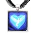 Peace Dove and Heart Handmade Fine Art Pendant