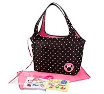 Disney Minnie Mouse Large Tote with Crinkle Toy Book, Black
