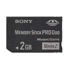 Sony MSMT2GN Memory Stick Pro Duo Mark2 2GB Speicherkarte