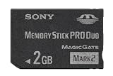 Sony MSMT2G 2GB Memory Stick PRO Duo Card