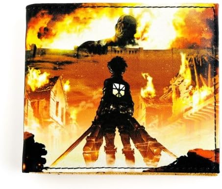 Topbill New Style Anime Attack on Titan Wallet Cosplay Purse