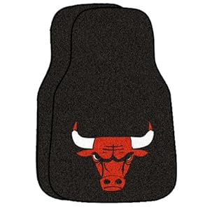Fanmats Chicago Bulls 2-piece Carpet Car Mat Set