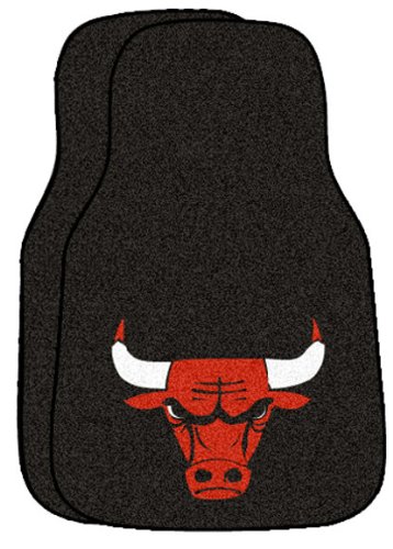 Chicago Bulls NBA Car Mats 2 Piece Front