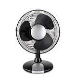 Produkt-Bild: Honeywell HT-109E Tischventilator in schwarz/silber 23 cm Fl&uuml;geldurchmesser
