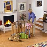 North States 3-in-1 Wood Superyard Playpen