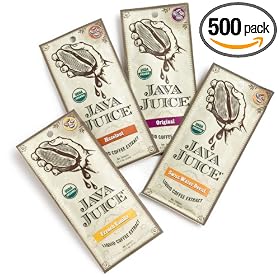 Java Juice  ®  Liquid Coffee Extract, Mixed, 500-Count Poly-Lined Bags (Pack of 500)