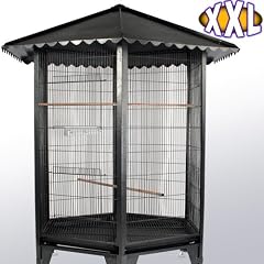 Vogelvoliere hammerschlag anthrazit