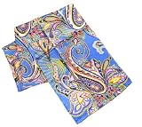 Blue Paisley - Pangborn Design Scarf 11022