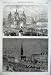 1861 Berlin King Prussia Alexander Platz Arch Dantzic
