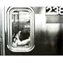 Urban Romance Kissing in Subway Window Art Print Poster - 11x14 Art Poster Print, 14x11