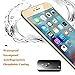 iphone 6s screen protector,Yoyamo 3D Full Cover High Definition Round Angle Crystal Clear High Response Hard Tempered-Glass Screen Protector for Apple iPhone 6 and 6s (Gold)