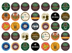 Crazy Cups Dark Roast Sampler K-cup Portion Pack For Keurig K-cup Brewers Pack Of 35 from Crazy Cups