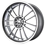 Akita Racing AK-25 425 Hypersilver Wheel with Machined Lip (17x7) by Akita Racing