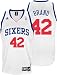 Elton Brand Youth Jersey: adidas White Replica #42 Philadelphia 76ers Jersey - Small (8)