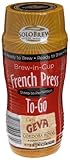 French Press To-Go Brew-in-Cup, Cafe Geva Cordoba Royal Coffee, Rich, 4-Count Plungers (Pack of 6)