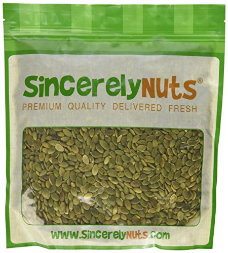 Sincerely Nuts Pumpkin Seeds - Pepitas Roasted & Salted (No Shell) 2lb Bag