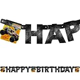 Monster Jam Letter Banner