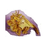 Plush Topaz Golden Dragon 15