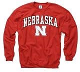 Nebraska Cornhuskers Red Perennial II Crewneck Sweatshirt