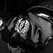 Men's 316L Stainless Steel Large Cross Angel Wing Unisex Ring Band Vintage Gothic Punk Biker Silver Black
