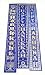 Commodore 8845/109C Blue and White Velvet Vertical 'Hanukkah' Banners