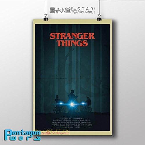 Stranger Things TV Series Poster Small Prints 540-004 Popular TV Show,Wall Art Decor for Dorm Bedroom Living Room (A3|11x17inch|29x42cm)