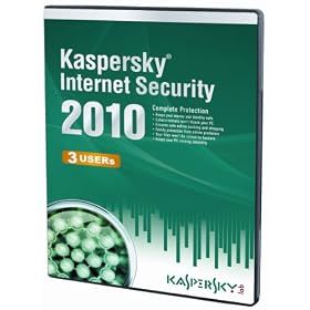Kaspersky Internet Security 3 User, 1 Year License, 2010 (PC CD)