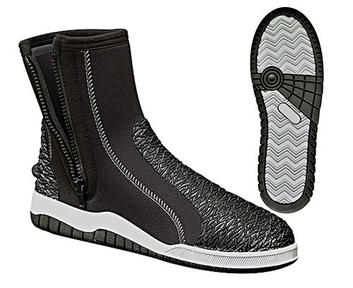 H2ODYSSEY Ultrasole 5mm Boot - Water Sports and Diving Shoes - with Extra High Ankle & Anti Slip Traction Sole