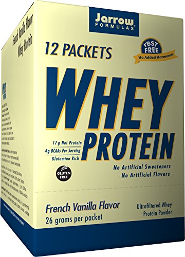 Jarrow Formulas Whey Protein Supplements, Supports Muscle Development, Vanilla, 12 Count Jarrow Formulas Whey Protein Supplements, Supports Muscle Development, Vanilla, 12 Count