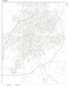 Amazon.com - ZIP Code Wall Map of Fort Wayne, IN ZIP Code Map Not ...