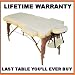 TM *LaMassa/BestBuys - $129.00 Massage Table Bed Spa Portable - Package (Includes FREE Carry Case, Massage DVD, And Spa Music CD k#Pro2m (Cream)