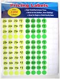 2,100 Pricing Stickers for Garage, Yard or Tag Sales