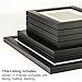 Craig Frames 1WB3BK Picture Frame 7-Piece Wall Set, Black Frames, White Display Mats