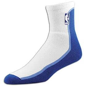 NBA League Gear For Bare Feet NBA 2 Pk V Curve Quarter Sock